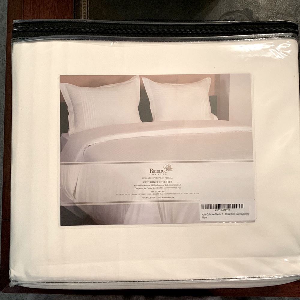 3-piece King Duvet cover set
